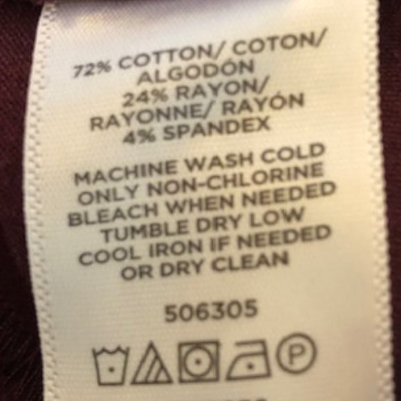 Loft Burgundy Skinny Ankle Pants with Zipper Pockets - Picture 11 of 11